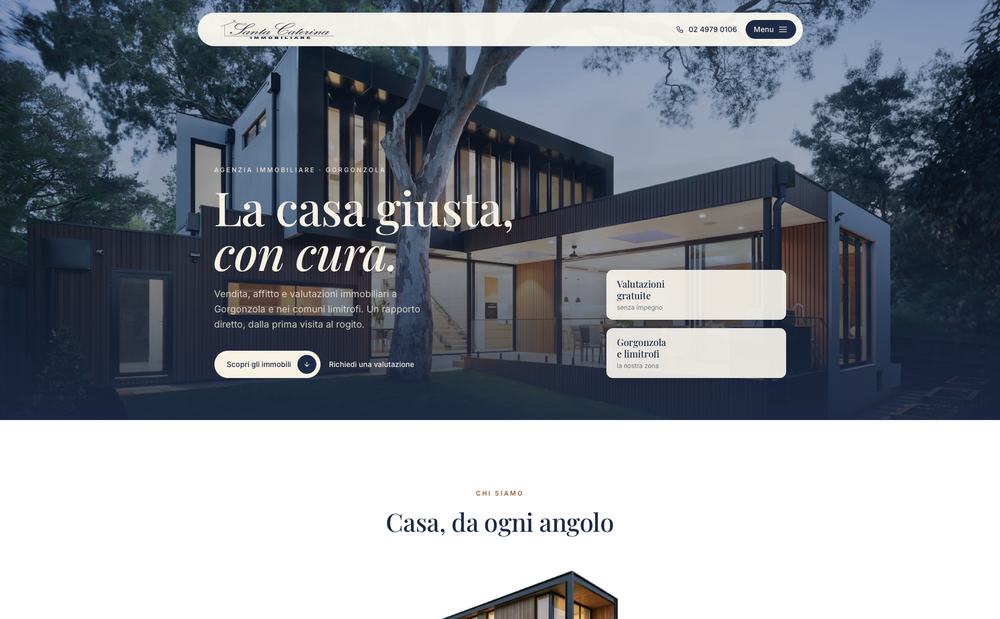 Concept sito Agenzia Immobiliare